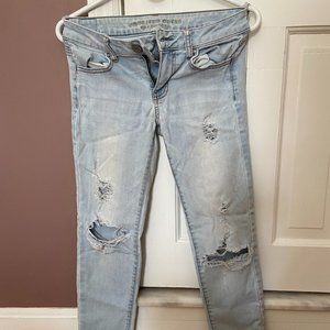 American Eagle Distressed Jeans Size 4